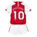 Günstige Arsenal Emile Smith Rowe #10 Babykleidung Heim Fussballtrikot Kinder 2023-24 Kurzarm (+ kurze hosen)